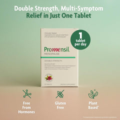 Promensil helps with hot flashes for greater daily comfort.