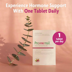 Promensil red clover iso-flavones capsules highlight natural phytoestrogens for balance