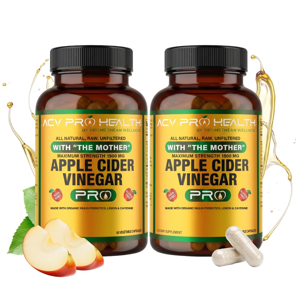 Promethean Wellness ACV Pro bottle with Mother for daily detox.