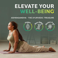 Prominent Nutrition Ashwagandha 60 vegan capsules pack for easy routine