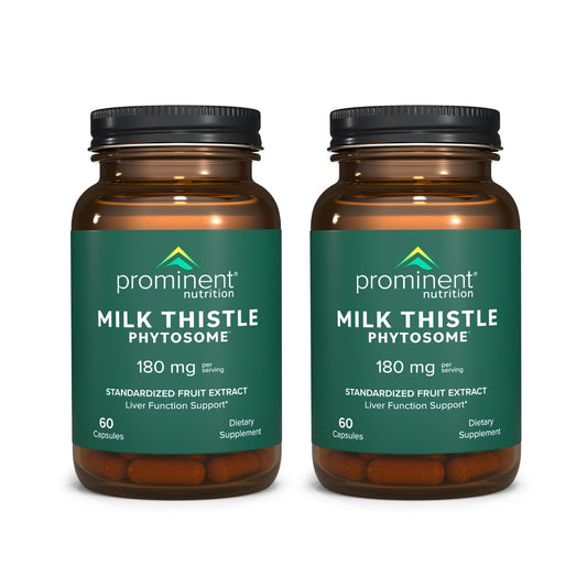 Prominent Nutrition Milk Thistle Phytosome bottle for daily liver support
