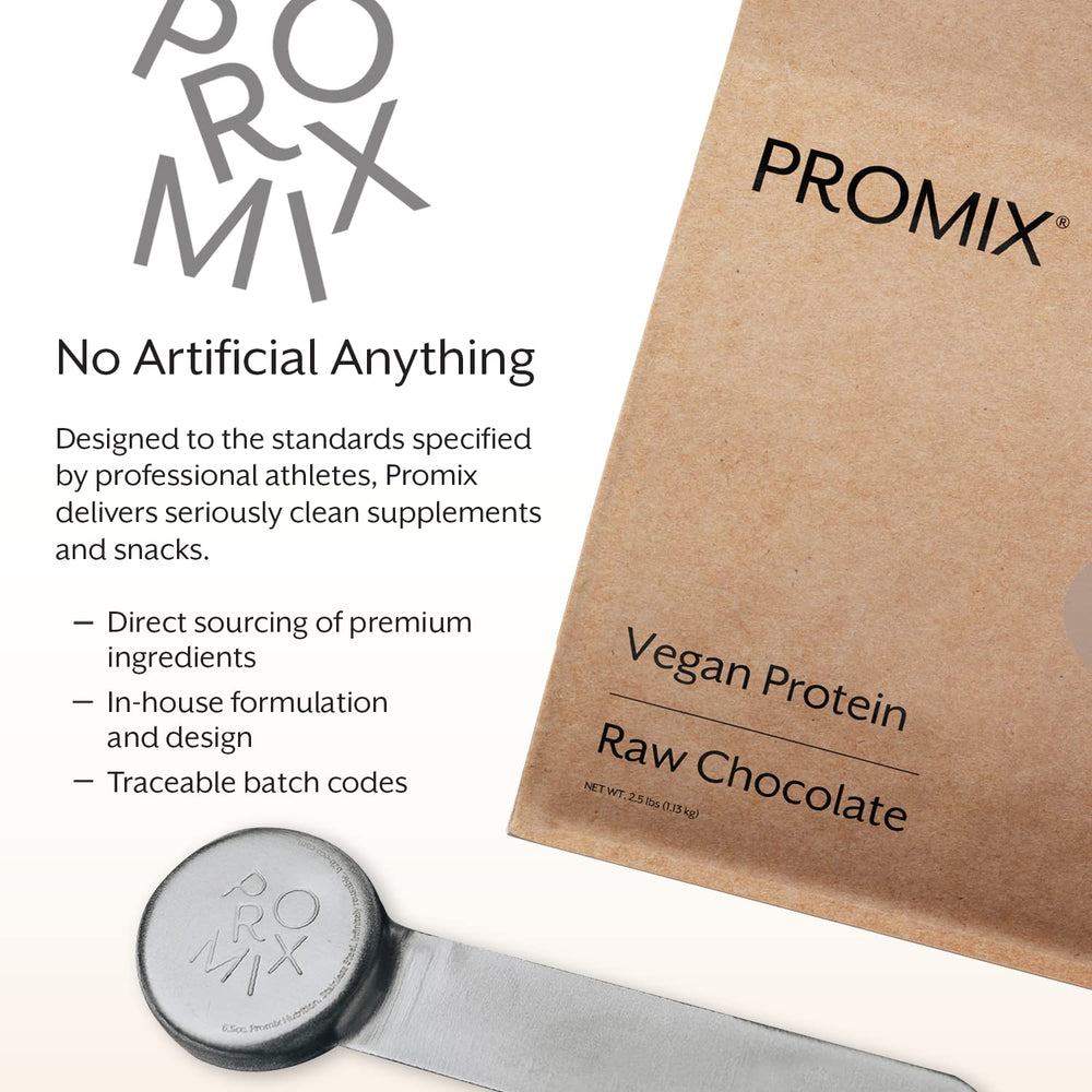 Baking with Promix vegan protein powder for chocolate treats.