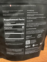 Promix Nutrition Stim-Free raspberry lemon flavor close-up aroma
