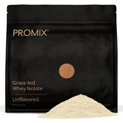 Promix Nutrition Whey Isolate powder tub front view for post-workout nutrition.