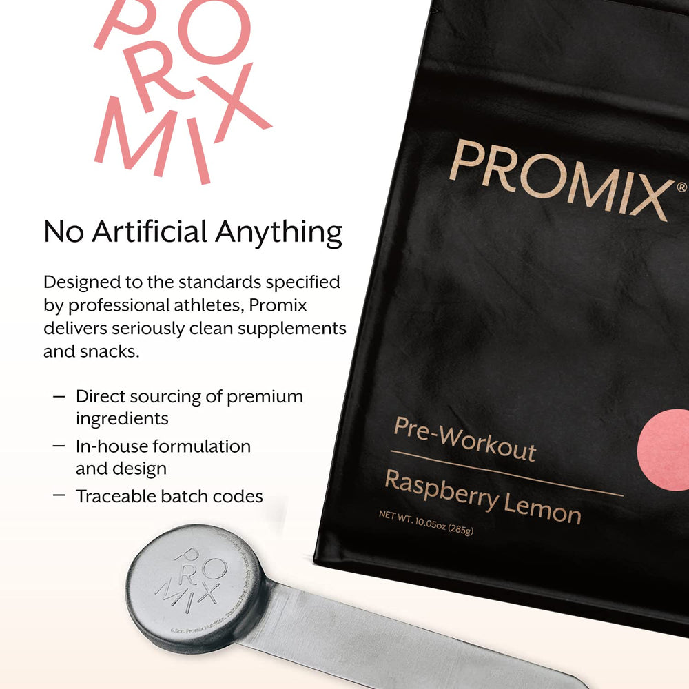 ProMix Nutrition scoop measuring a two-scoop serving for consistent performance.
