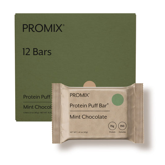 Promix Protein Puff Bars Mint Chocolate Pack for on-the-go protein