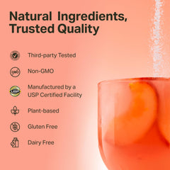 Proper Corals Daily Glow packaging highlights probiotics and digestive enzymes for gut friendly benefits