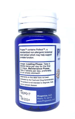 Close-up of Propex label with natural ingredients for daily support