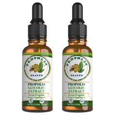 Propolis Health Green Propolis Extract bottle with dropper for convenient immune support.