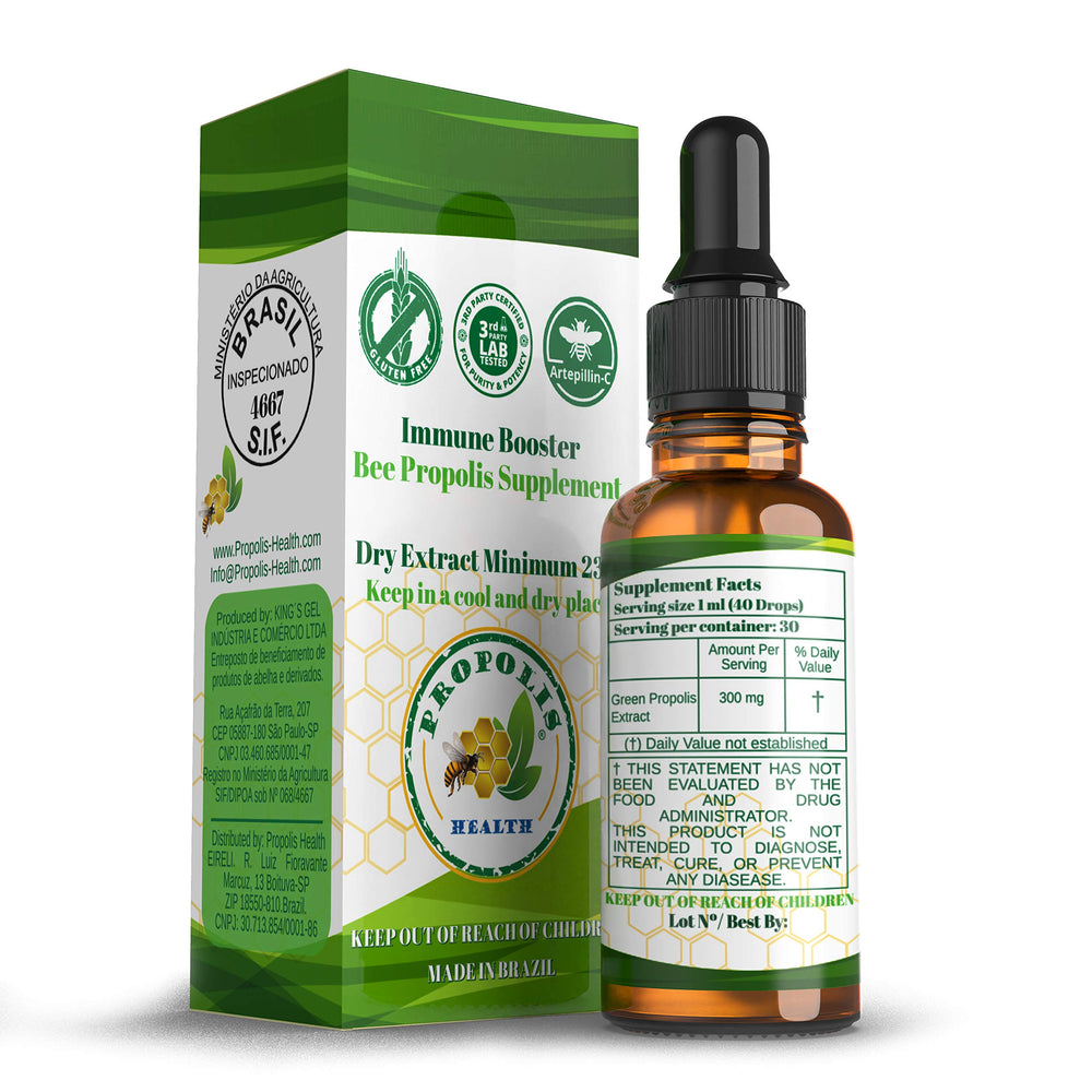 Green Propolis farm imagery showing ethical sourcing and quality control.