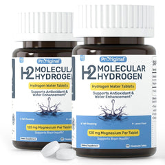 Proriginal Hydrogen Water Tablets lemon glass for refreshing hydration with a clean lemon flavor.
