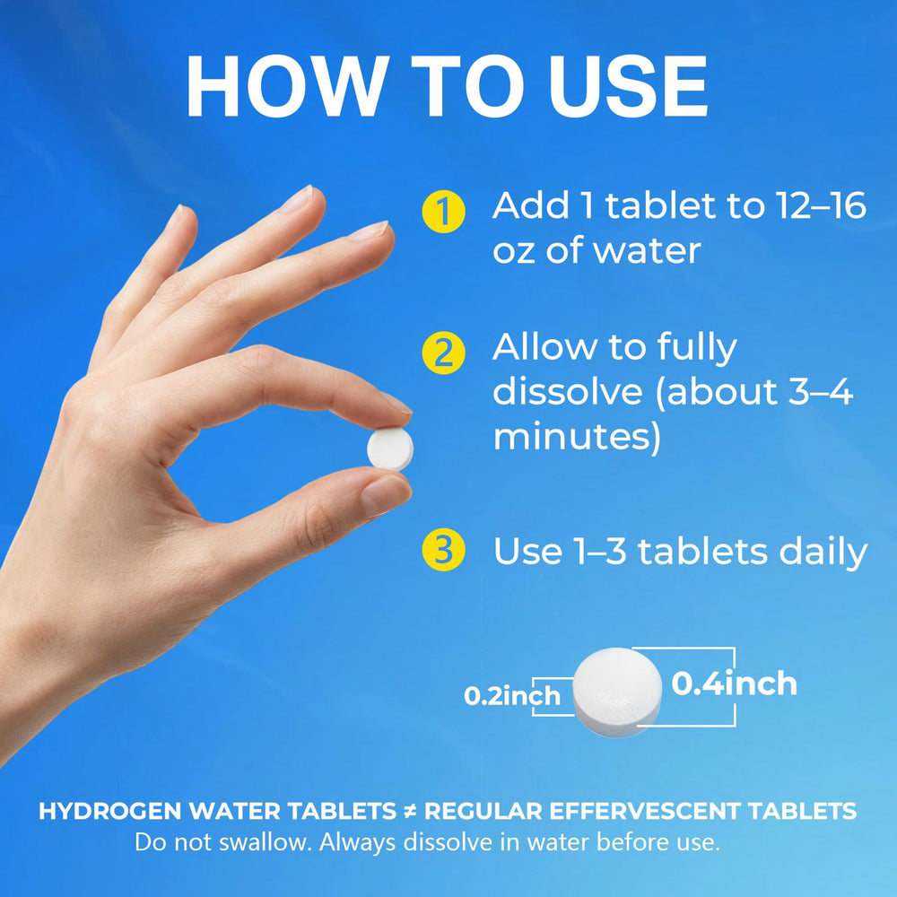 Proriginal Hydrogen Water Tablets non-GMO label signaling clean ingredients.