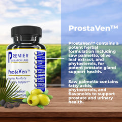 ProstaVen capsules close-up, vegetarian formula for daily wellness
