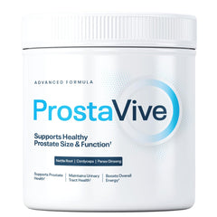 ProstaVive Advanced Prostate Support bottle emphasizes daily urinary comfort.