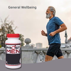 PROSTMEN night-use scene suggesting a calm evening routine.