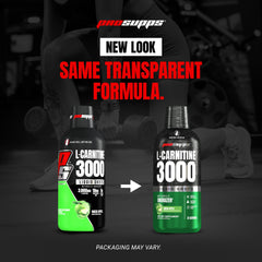 Nutrition/ingredients panel detail on PROSUPPS L-Carnitine 3000.