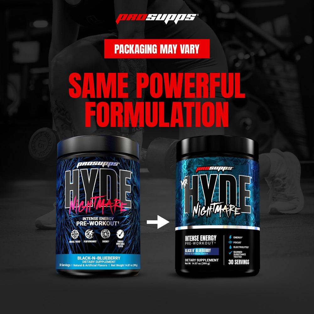 Prosupps Mr Hyde Nightmare athlete mid-workout scene evokes energy