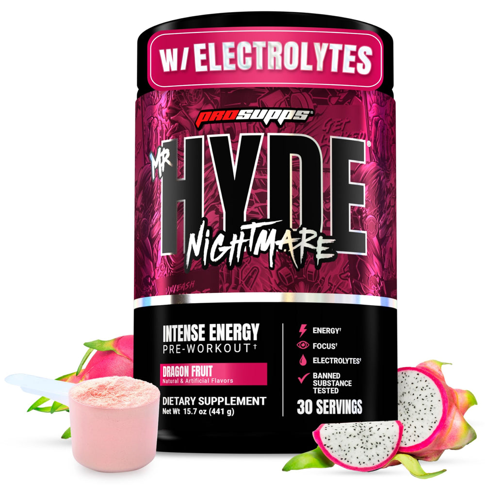 PROSUPPS Mr. Hyde Nightmare dragon fruit scoop for high-energy workouts