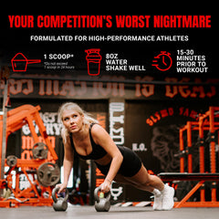 Prosupps Mr Hyde Nightmare label close-up emphasizes caffeine and beta-alanine ingredients