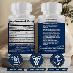 Prosvent capsules close-up showing texture for easy daily intake.