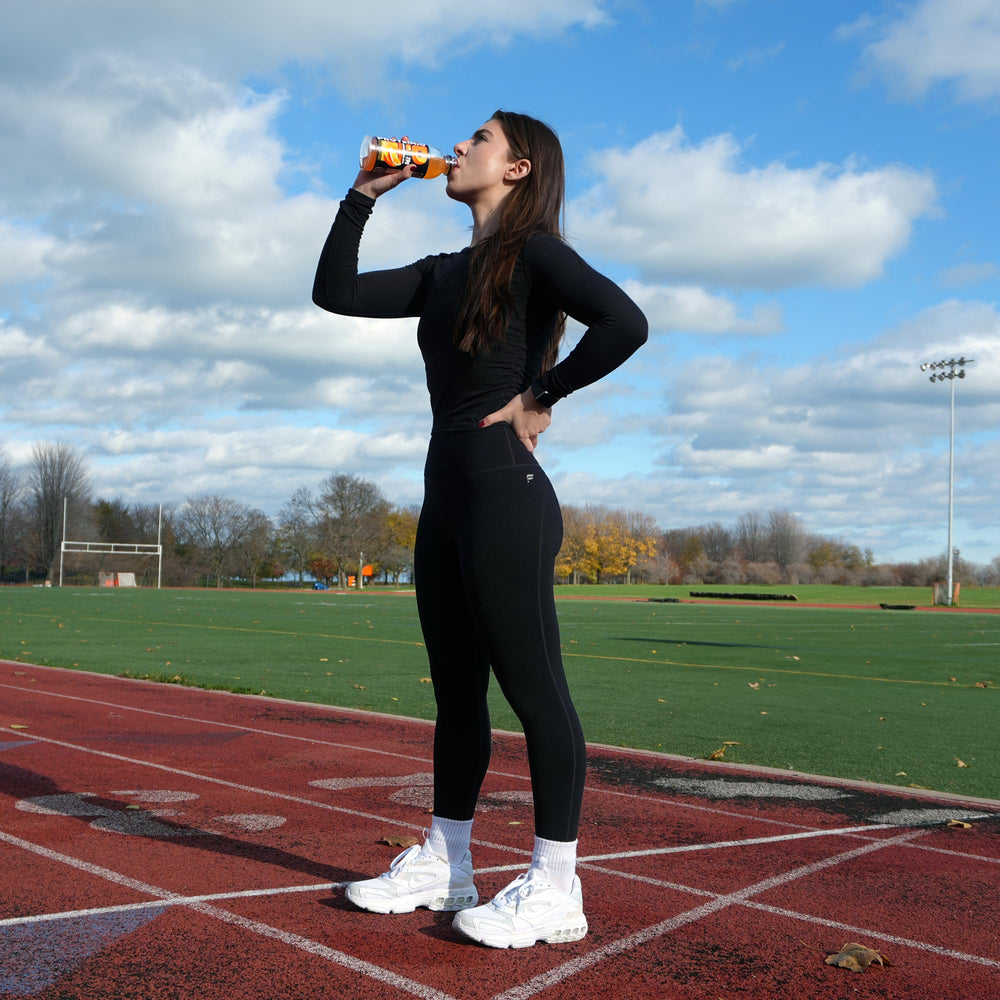 Protein2o ready-to-drink bottle demonstrates convenient hydration on the go
