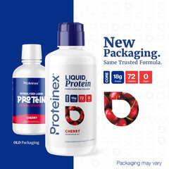 Proteinex Core label close-up showing collagen-rich formula for joint and skin support.