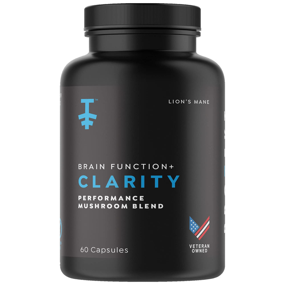 PROTEKT Lions Mane bottle on display for daily focus and clarity.