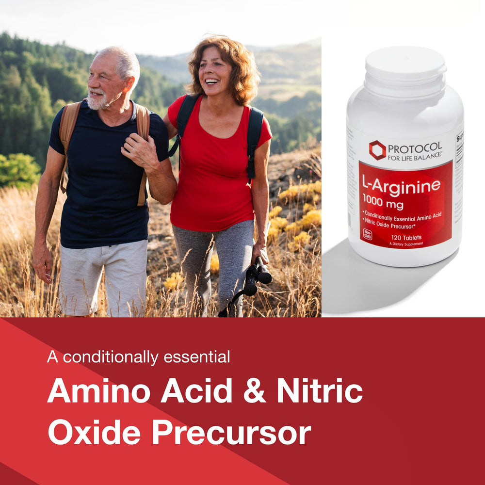 L-Arginine capsules from Protocol for Life Balance for convenient daily intake