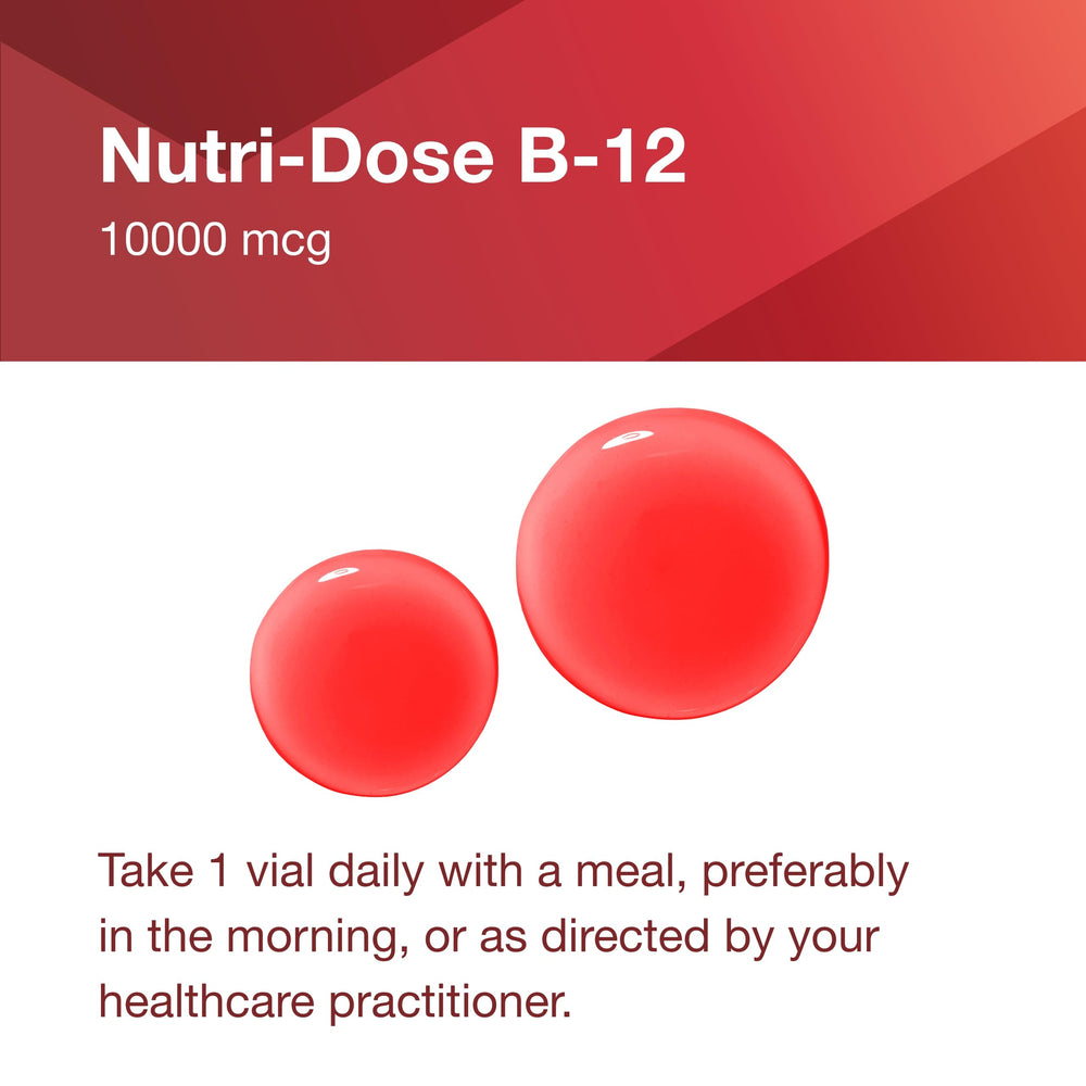 PROTOCOL FOR LIFE BALANCE Nutri-Dose B-12 label closeup
