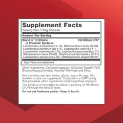 ProtoDophilus capsules closeup highlights probiotic strains for gut balance