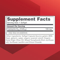 PROTOCOL FOR LIFE BALANCE Vitamin E and CoQ10 softgel for antioxidant support