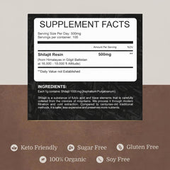 PROVA Himalayan Pure Shilajit Resin in a labeled jar, lab-tested for safety.