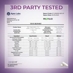 Provilio NAD USA facility image showcasing strict GMP production standards.