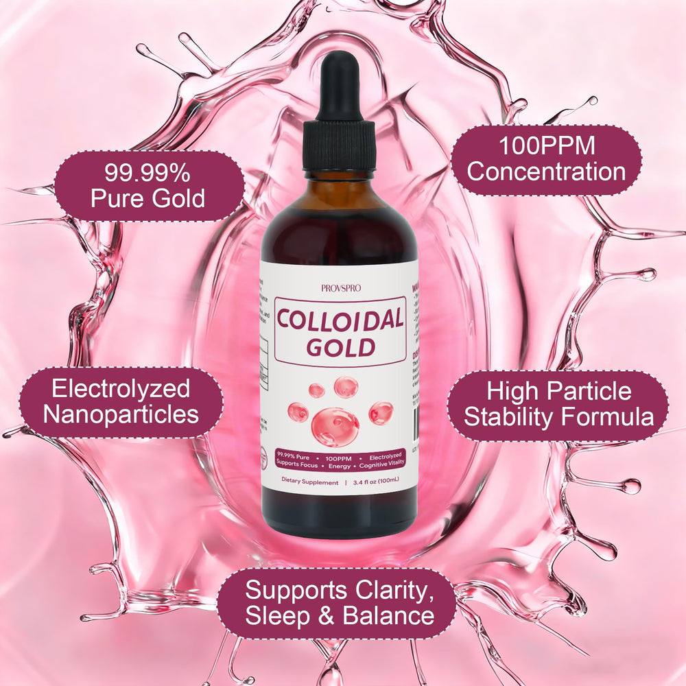 Provspro Colloidal Gold chamomile flavor profile emphasizes natural taste and purity