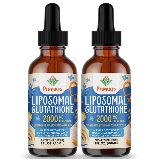 Prunucis Glutathione Liquid bottle displayed for daily antioxidant support
