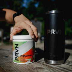 PRVN ingredients label closeup showing natural formula and clean ingredients