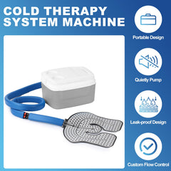 Pryqutia Ice Machine System 8-quart cooler enables longer sessions.