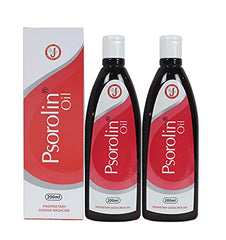 PSOROLIN oil 200 ml bottle close-up for deep skin hydration