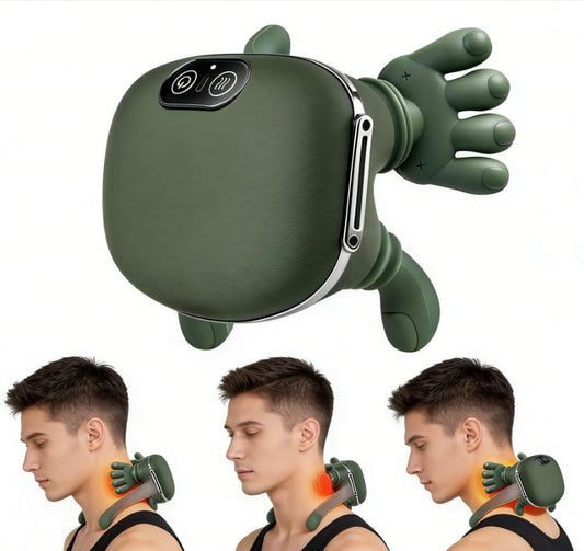 psycat 4D neck and shoulder massager front view, portable at home or office