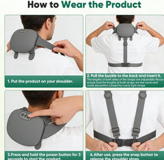 psycat 4D neck massager with wireless operation for on-the-go use