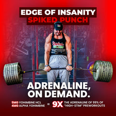 Psycho Pharma Edge of Insanity scoop-dispensed ready to mix before training