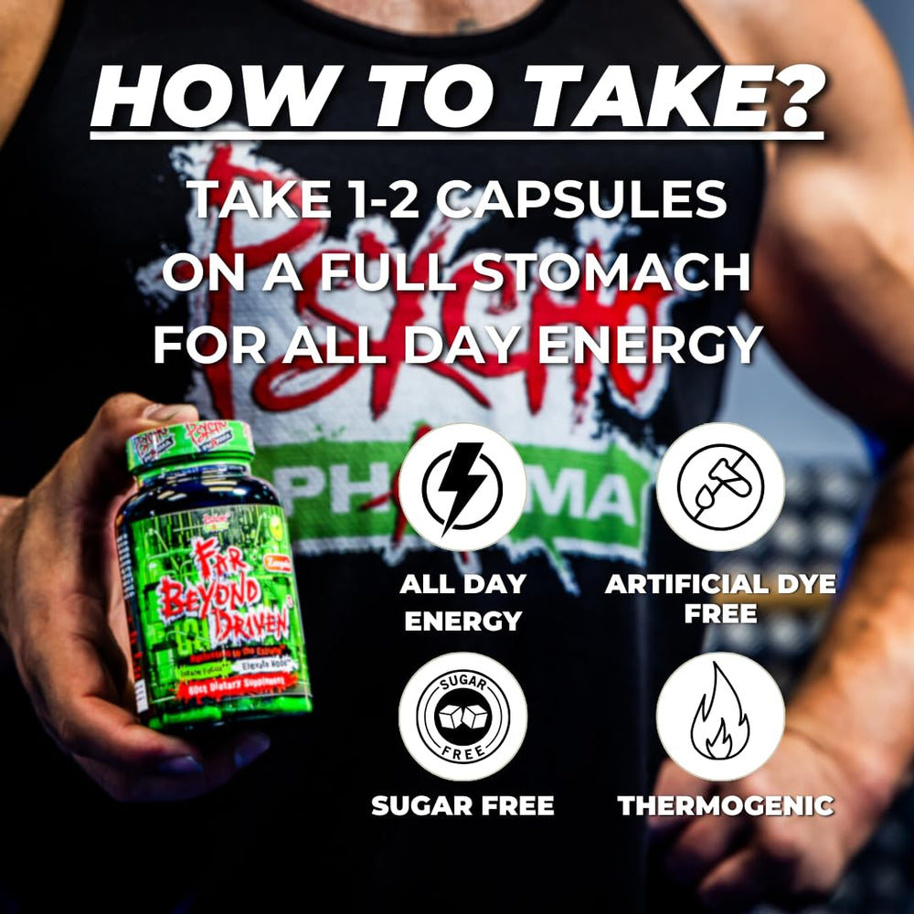 Psycho Pharma Far Beyond Driven daily ritual image for consistent energy