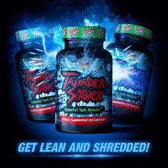Psycho Pharma Thunderstruck bottle on gym mat for daily supplementation routine
