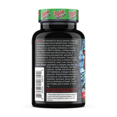 Psycho Pharma Thunderstruck label detail highlights fenugreek and minerals