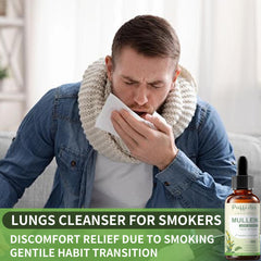 PUFFIAIR Mullein Drops ingredients with mullein leaf thyme and marshmallow root