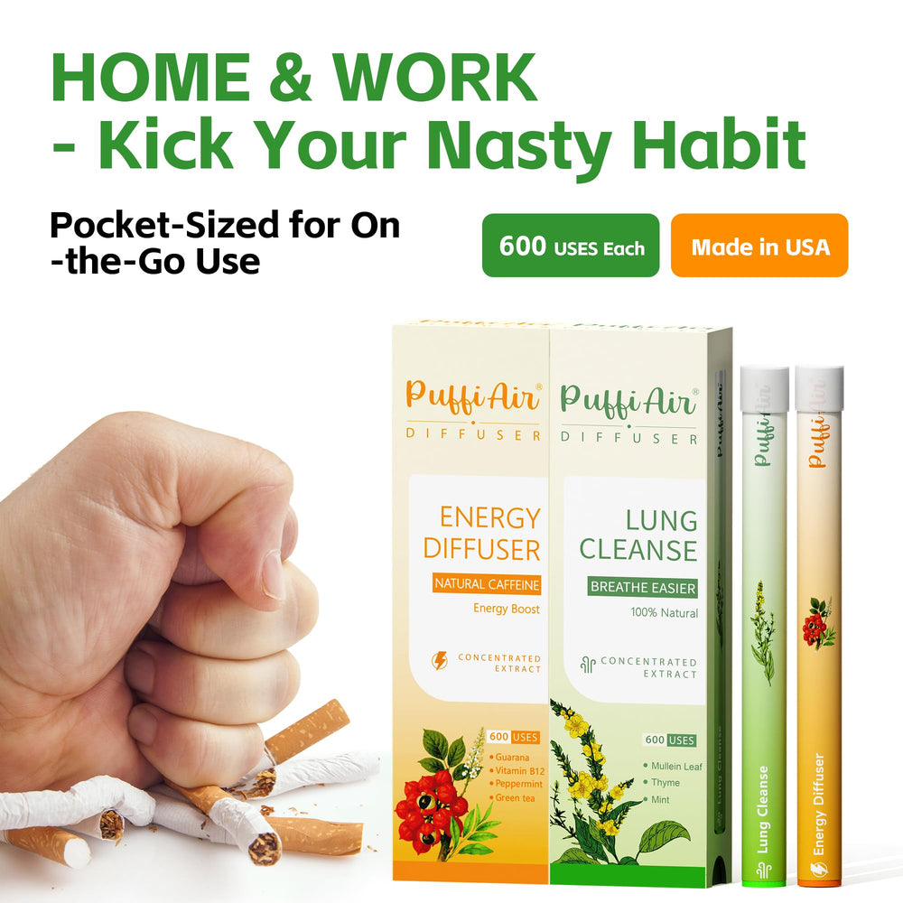 PUFFIAIR Portable Diffuser Pen designed for on-the-go convenience.