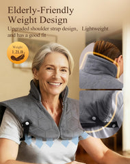 Pulax 20x24 inch pad covers more area for versatile full-shoulder support