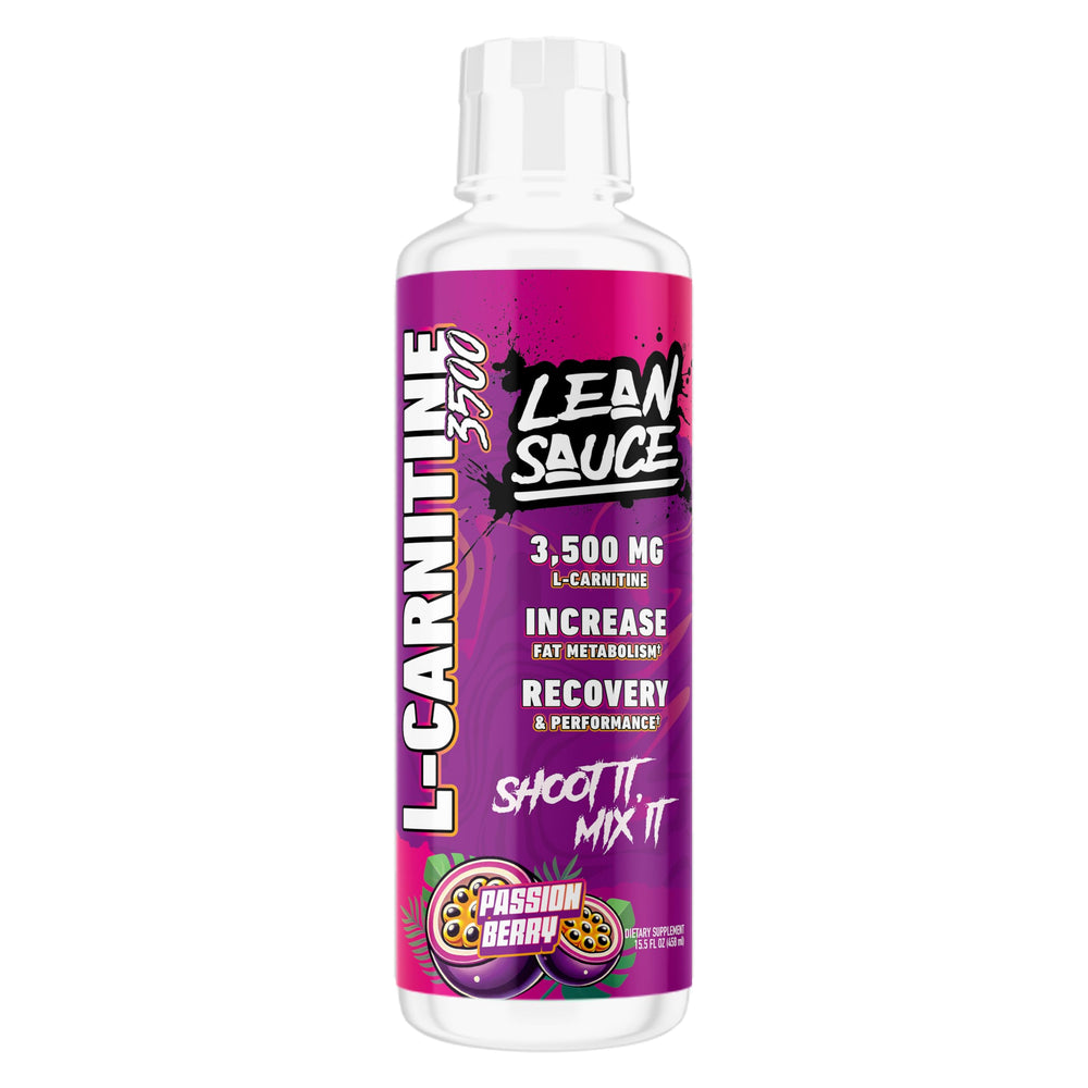 Pump Sauce Lean L-Carnitine bottle—3500mg potency for daily energy.