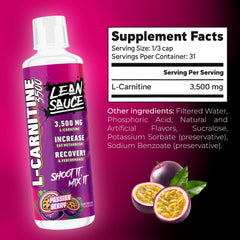 Dropper measuring Pump Sauce Lean L-Carnitine for precise dosing.