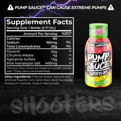 Pump Sauce Shooters Watermelon Margarita pack for on-the-go training